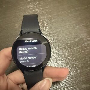 Galaxy By Harvic Black Smartwatch Modern Design Fitness Focus